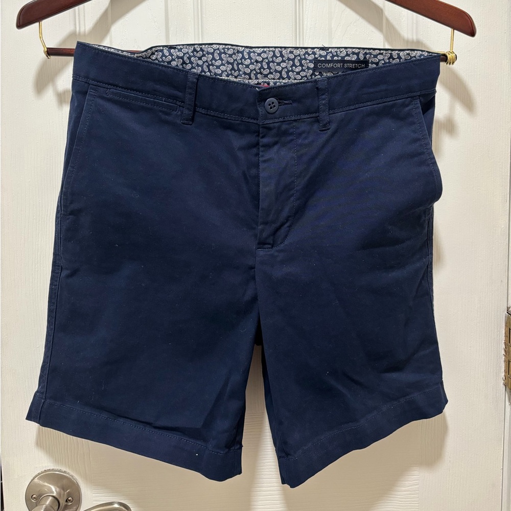 Daniel Cremieux Dark Blue Flat Front Shorts Size 29